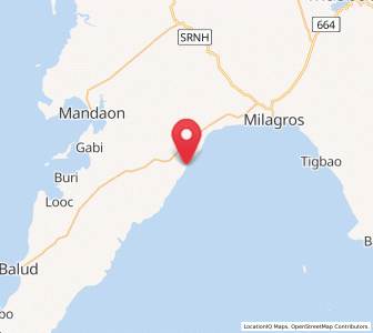 Map of Bangad, Bicol