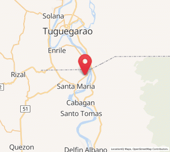Map of Bangad, Cagayan Valley