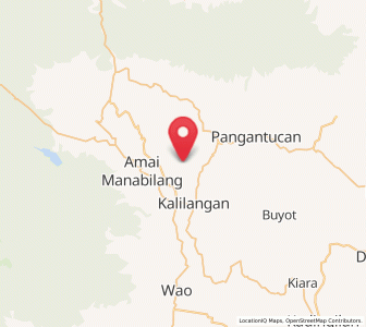 Map of Bangahan, Northern Mindanao