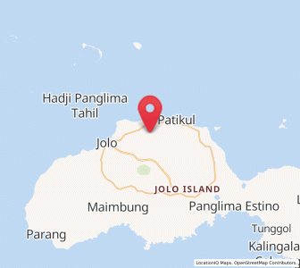 Map of Bangkal, Autonomous Region in Muslim Mindanao