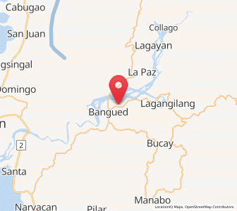 Map of Bangued, Cordillera