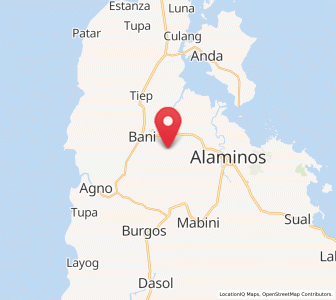 Map of Banog Sur, Ilocos