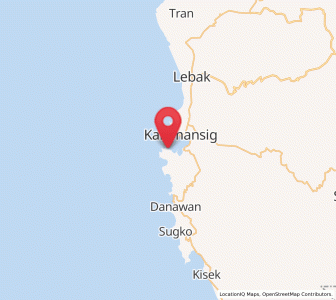 Map of Bantogon, Soccsksargen