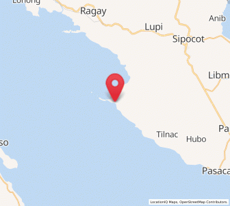 Map of Bao, Bicol