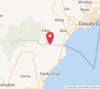 Map of Baracatan, Davao