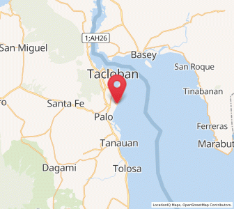 Map of Baras, Eastern Visayas