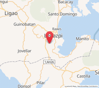 Map of Barayong, Bicol