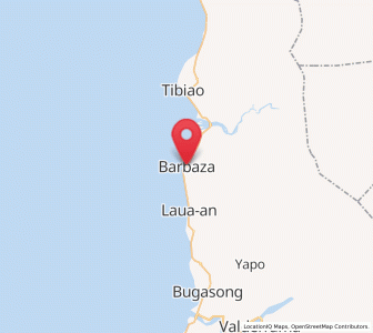 Map of Barbaza, Western Visayas