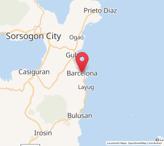 Map of Barcelona, Bicol