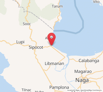 Map of Barcelona, Bicol