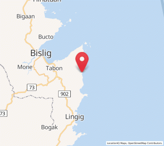 Map of Barcelona, Caraga