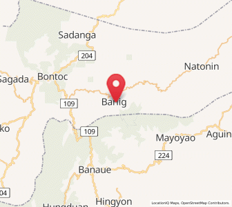 Map of Barlig, Cordillera