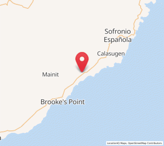 Map of Barong Barong, Mimaropa