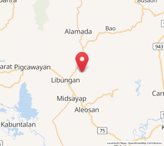 Map of Barongis, Soccsksargen