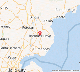 Map of Barotac Nuevo, Western Visayas