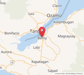 Map of Baroy, Northern Mindanao