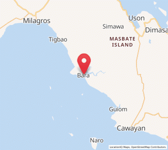 Map of Barra, Bicol