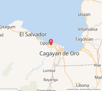 Map of Barra, Northern Mindanao