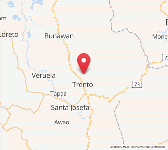 Map of Basa, Caraga