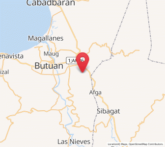 Map of Basag, Caraga