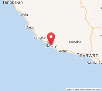 Map of Basay, Central Visayas