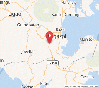 Map of Bascaron, Bicol