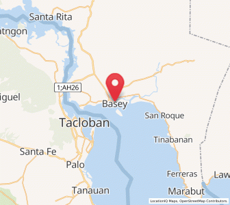 Map of Basey, Eastern Visayas