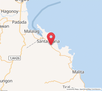 Map of Basiawan, Davao