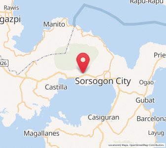 Map of Basud, Bicol