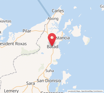 Map of Batad, Western Visayas