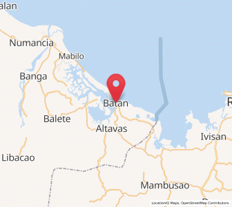 Map of Batan, Western Visayas