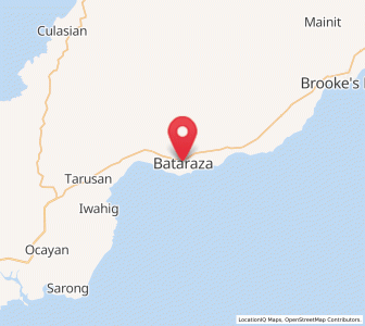 Map of Batarasa, Mimaropa