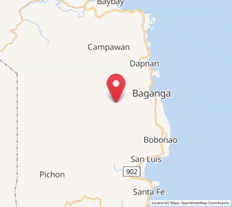 Map of Batiano, Davao