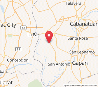 Map of Batitang, Central Luzon