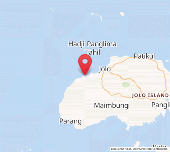 Map of Bato Bato, Autonomous Region in Muslim Mindanao
