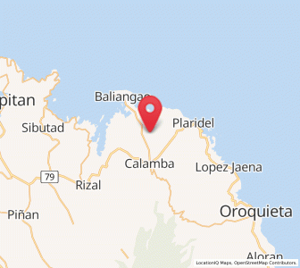 Map of Bato, Northern Mindanao