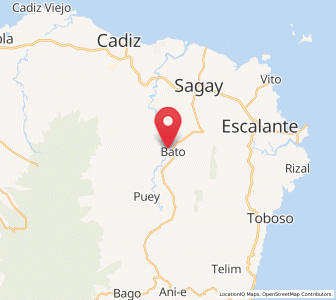 Map of Bato, Western Visayas