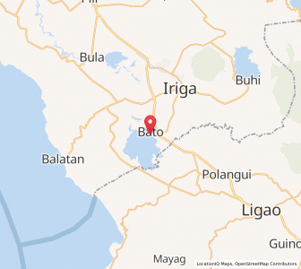 Map of Bato, Bicol