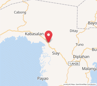 Map of Batu, Zamboanga Peninsula