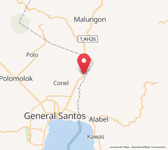 Map of Batutitik, Soccsksargen