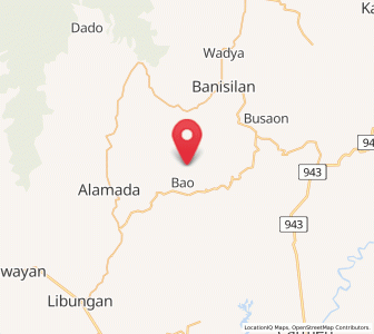 Map of Bau, Soccsksargen
