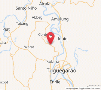 Map of Bauan, Cagayan Valley