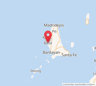 Map of Baud, Central Visayas