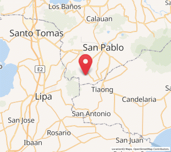 Map of Bautista, Calabarzon