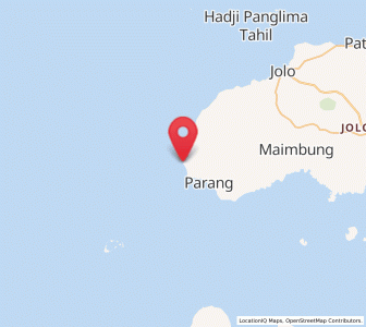 Map of Bawison, Autonomous Region in Muslim Mindanao