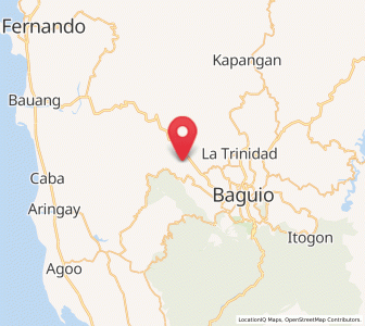 Map of Bayabas, Cordillera