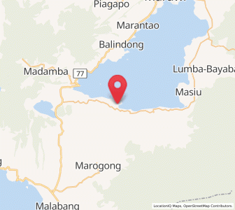 Map of Bayang, Autonomous Region in Muslim Mindanao