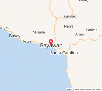 Map of Bayawan, Central Visayas