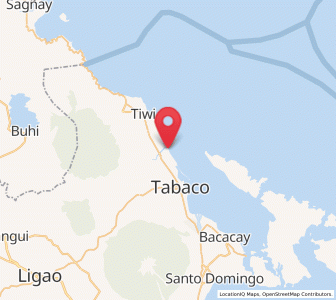 Map of Baybay, Bicol