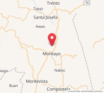 Map of Baylo, Davao